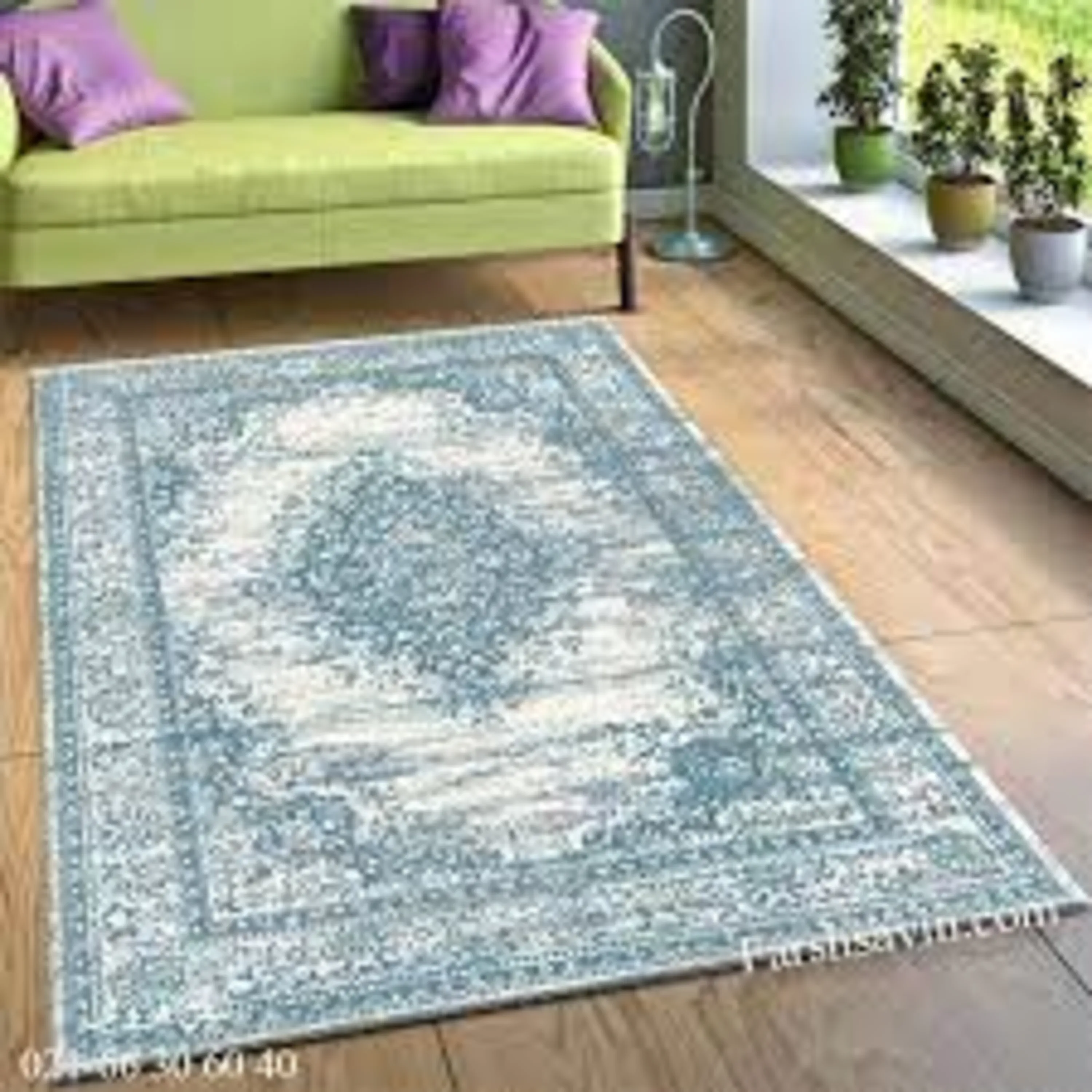 فرش طرح 4062 کرم کلکسیون ویژن